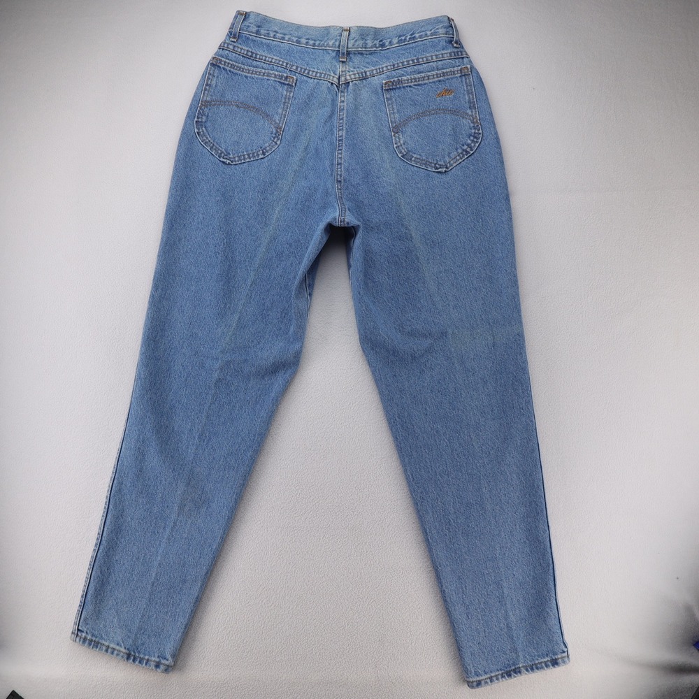 Vintage Chic High Rise Tapered Leg Mom Jeans Blue Medium Wash Womens 16 Average - Picture 4 of 9